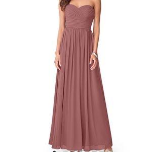 Azazie Jada Dessert Rose Bridesmaids Dress